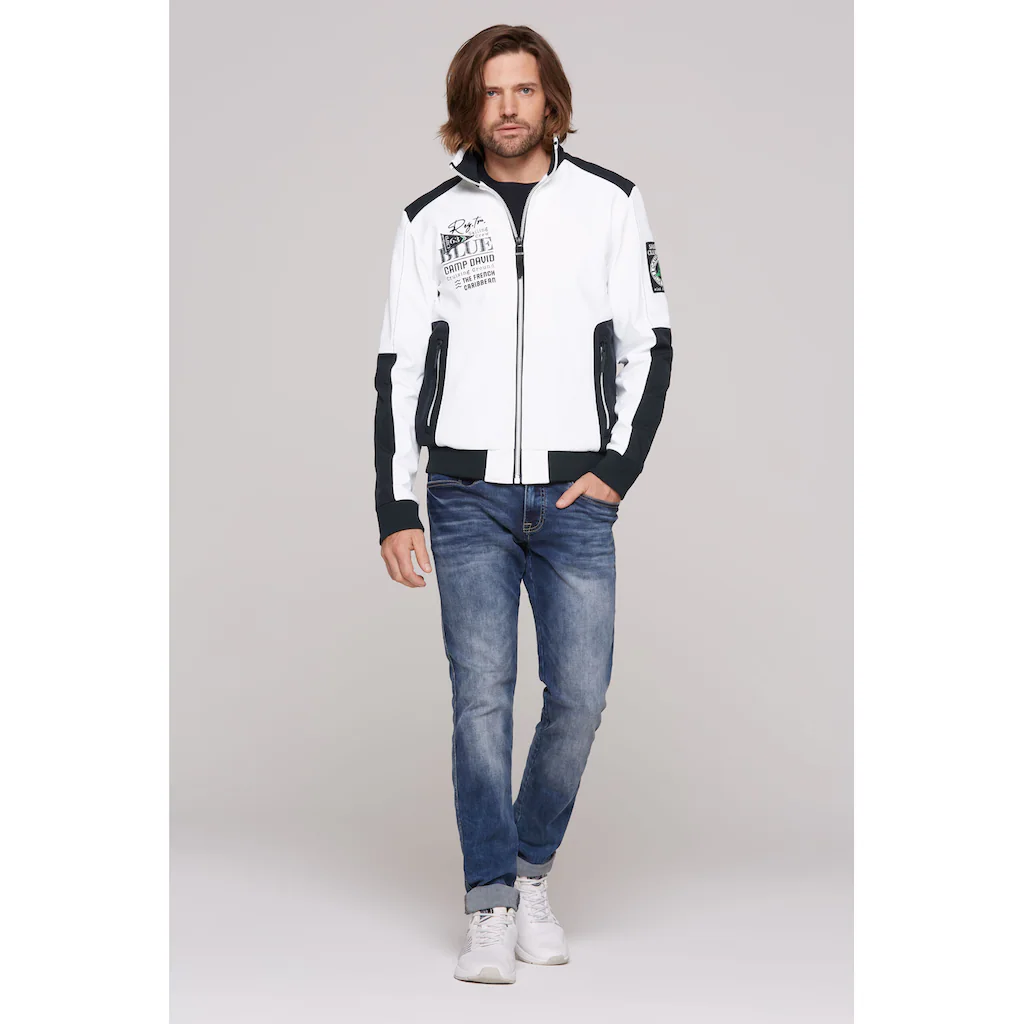 CAMP DAVID Softshelljacke Ohne Kapuze Mit Stehkragen ▷ Bestellen