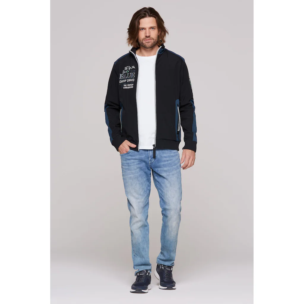 CAMP DAVID Softshelljacke Ohne Kapuze Mit Stehkragen ▷ Für