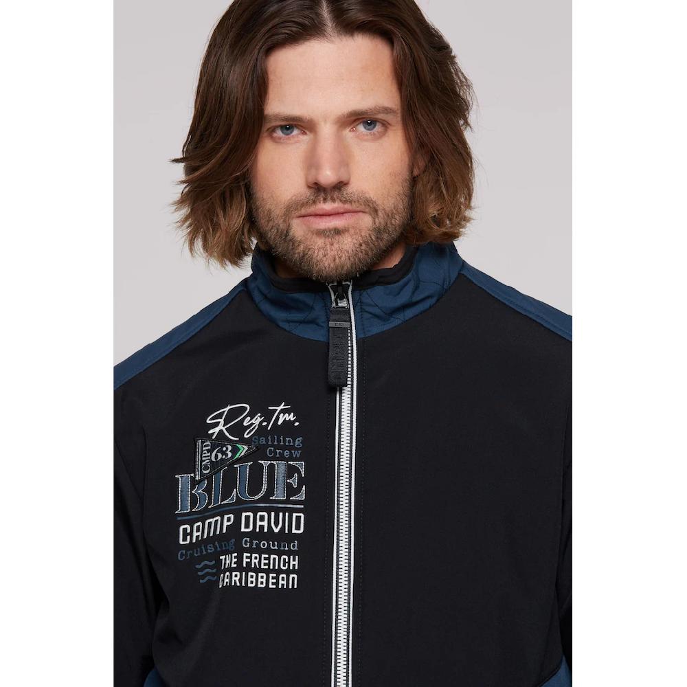 CAMP DAVID Softshelljacke Ohne Kapuze Mit Stehkragen ▷ Für