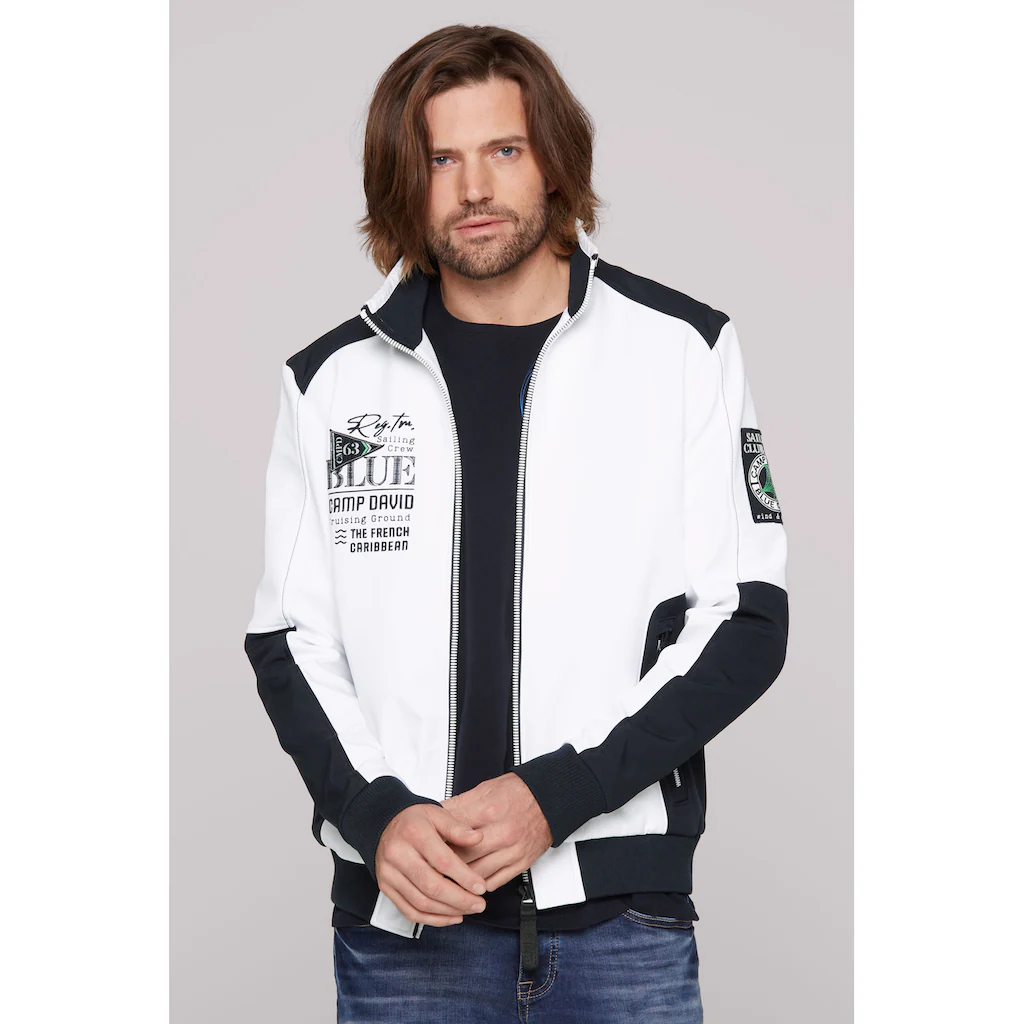 CAMP DAVID Softshelljacke ohne Kapuze mit Stehkragen ▷ bestellen