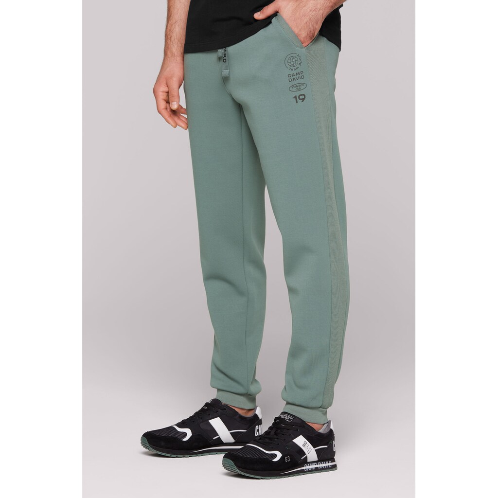 CAMP DAVID Sporthose mit Elastikbund
