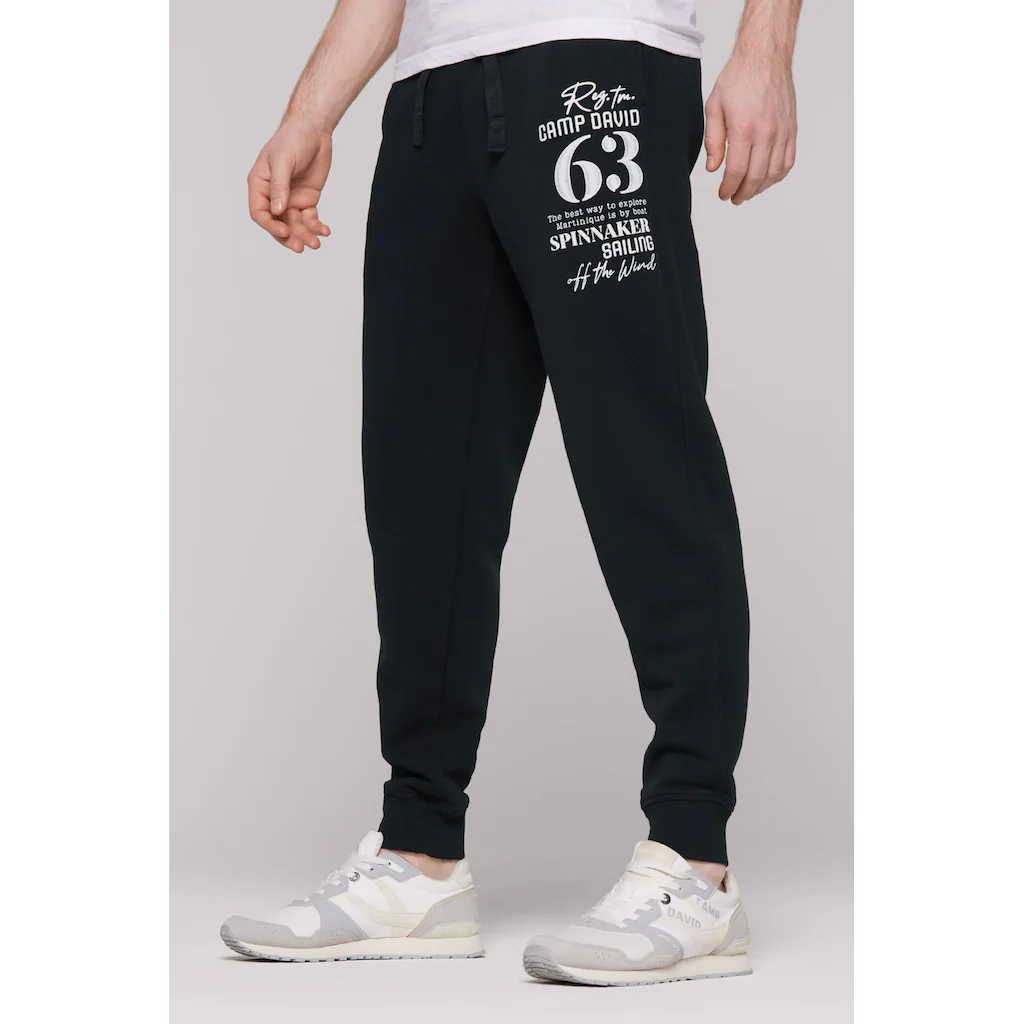 CAMP DAVID Sporthose mit Elastikbund