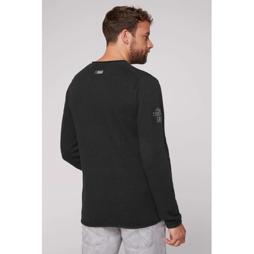CAMP DAVID Strickpullover Mit Logo Print ▷ Kaufen