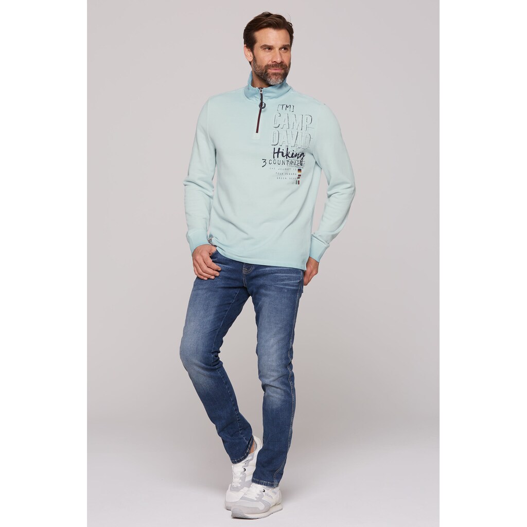 CAMP DAVID Sweater Aus Baumwolle ▷ Kaufen