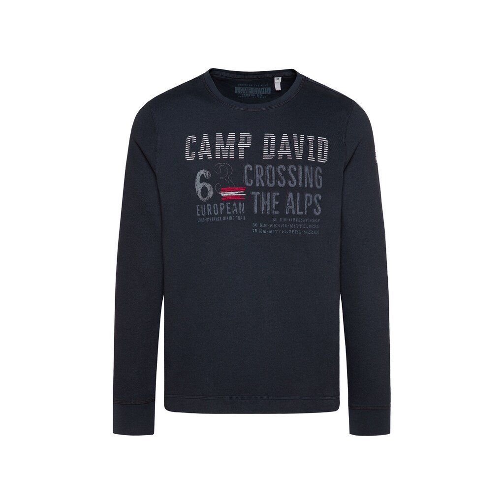 CAMP DAVID Sweater Aus Baumwolle ▷ Kaufen