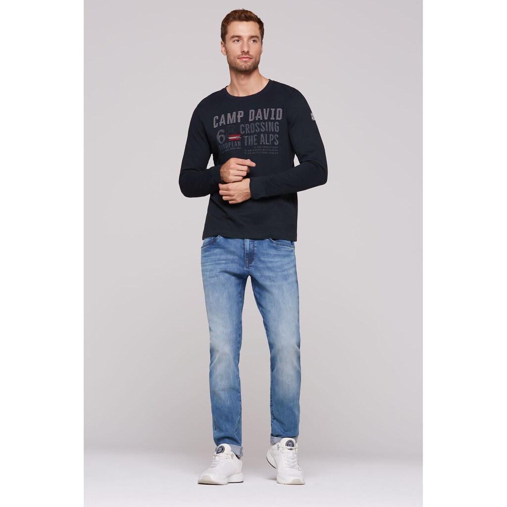 CAMP DAVID Sweater Aus Baumwolle ▷ Kaufen
