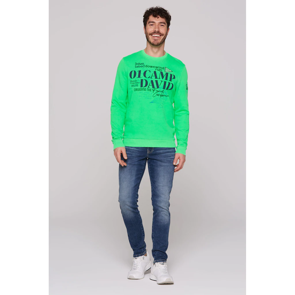 CAMP DAVID Sweater Aus Baumwolle ▷ Kaufen