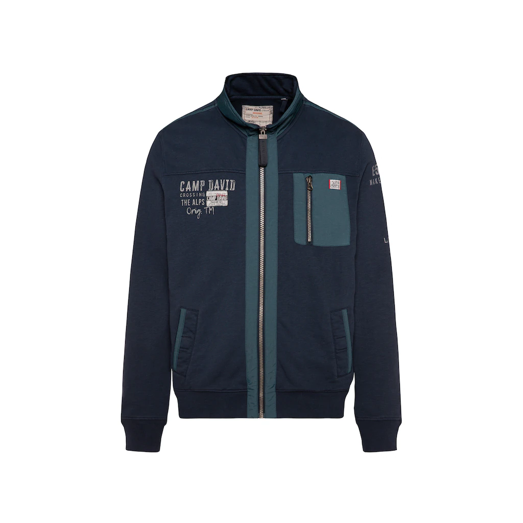 CAMP DAVID Sweatjacke Mit Stehkragen ▷ Bestellen