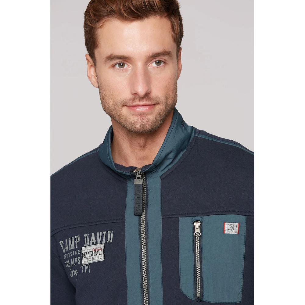 CAMP DAVID Sweatjacke Mit Stehkragen ▷ Bestellen