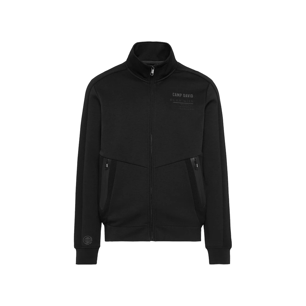 CAMP DAVID Sweatjacke Mit Stehkragen ▷ Kaufen