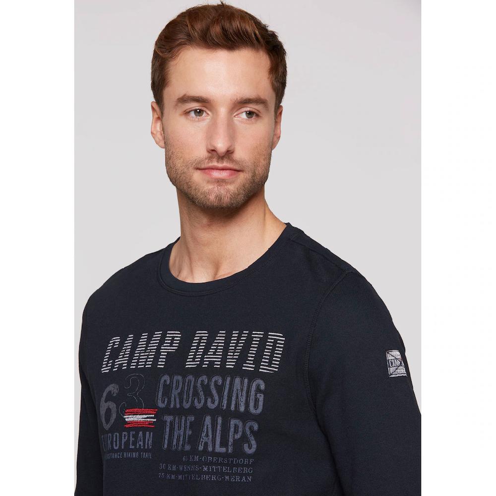 CAMP DAVID Sweatshirt Mit Prints Und Stickereien ▷ Für