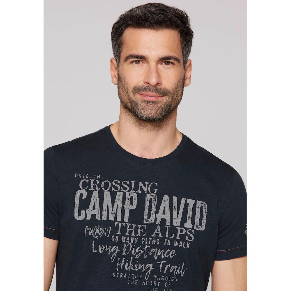 CAMP DAVID T-Shirt Mit Logodrucken ▷ Für
