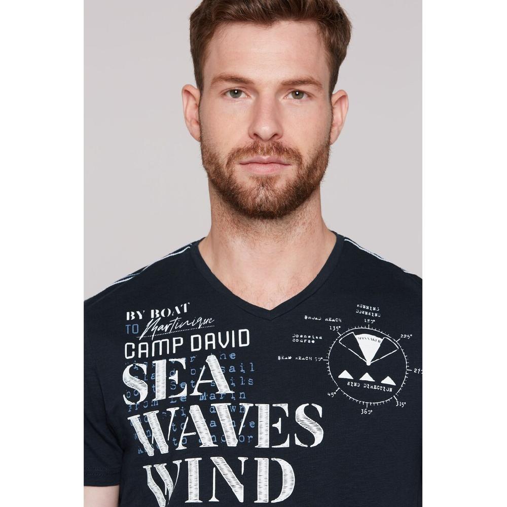 CAMP DAVID V-Shirt Aus Baumwolle ▷ Bestellen