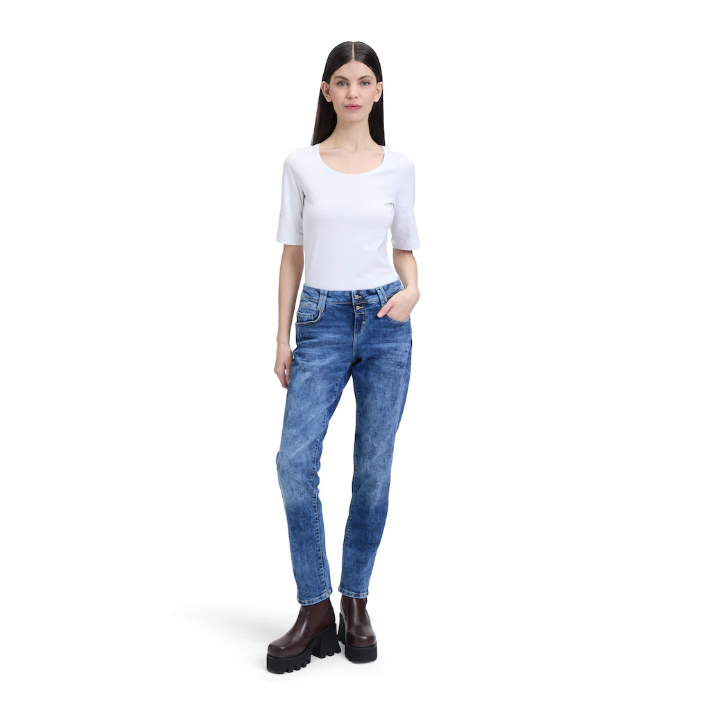 Cartoon Boyfriend-Jeans »Cartoon Boyfriend-Hose Mit Nieten«