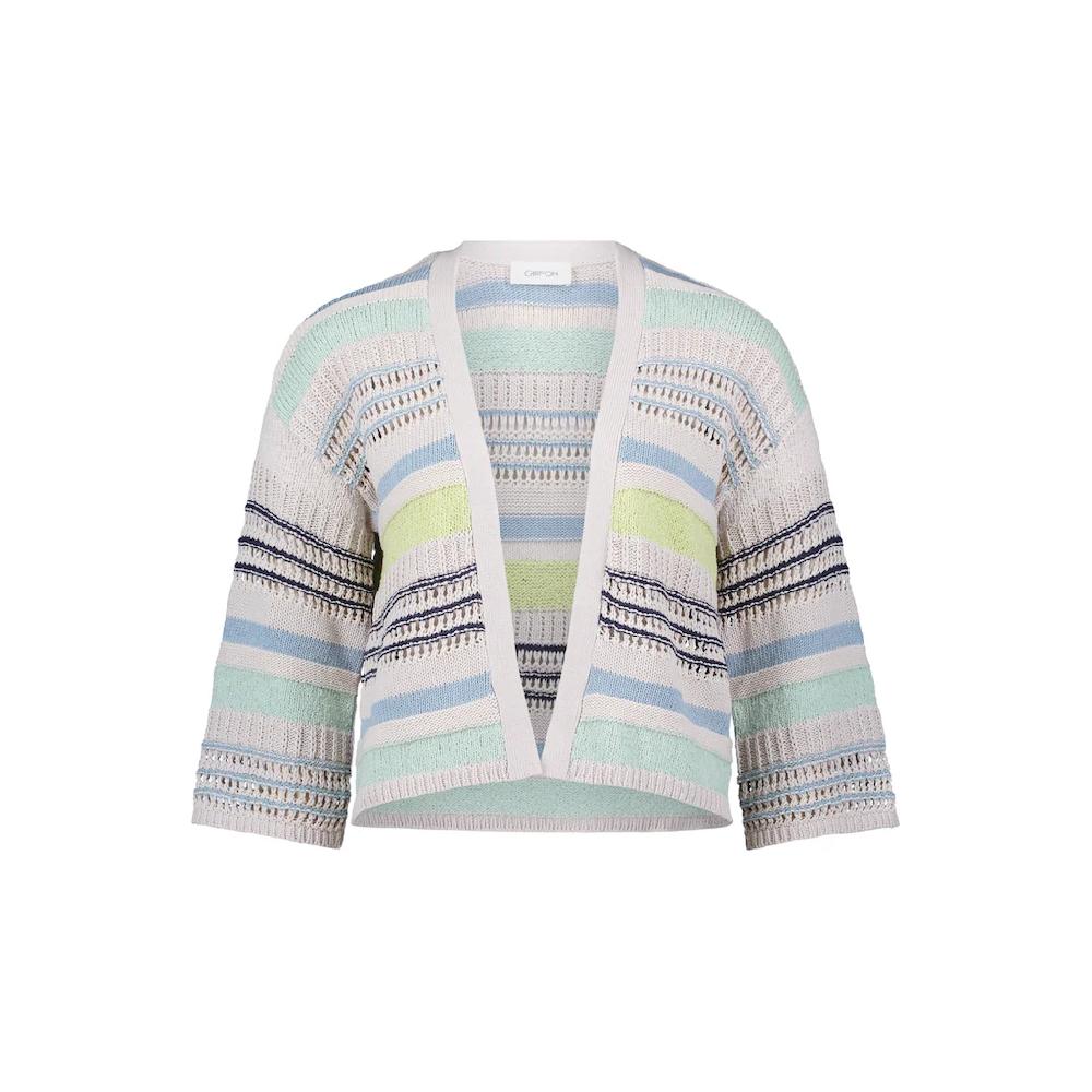 Cartoon Strickjacke »Cartoon Strick-Cardigan Mit Color Blocking« Struktur