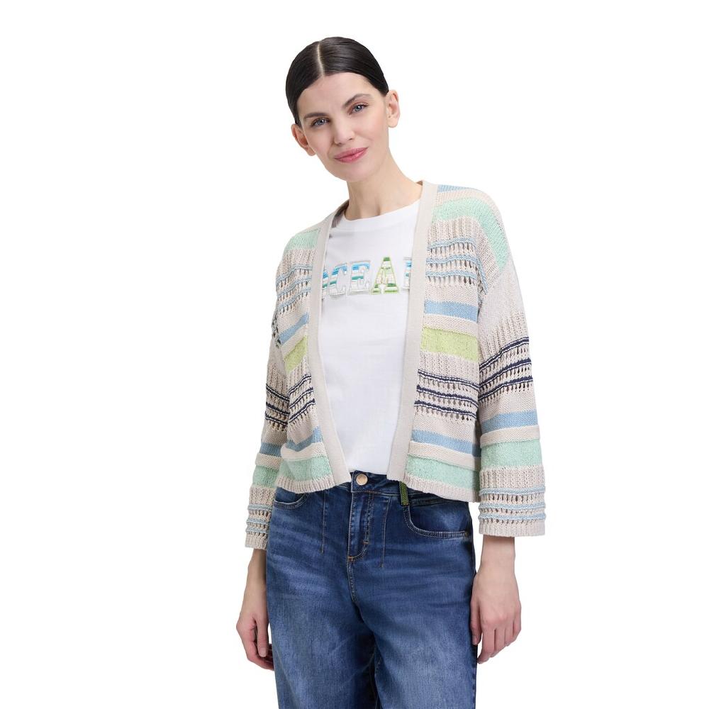 Cartoon Strickjacke »Cartoon Strick-Cardigan mit Color Blocking« Struktur