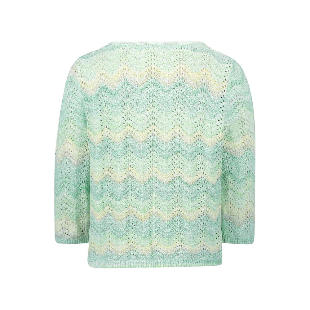 Cartoon Strickpullover »Cartoon Lochstrick-Pullover Mit Rundhalsausschnitt« (1 Tlg.) Ajourmuster