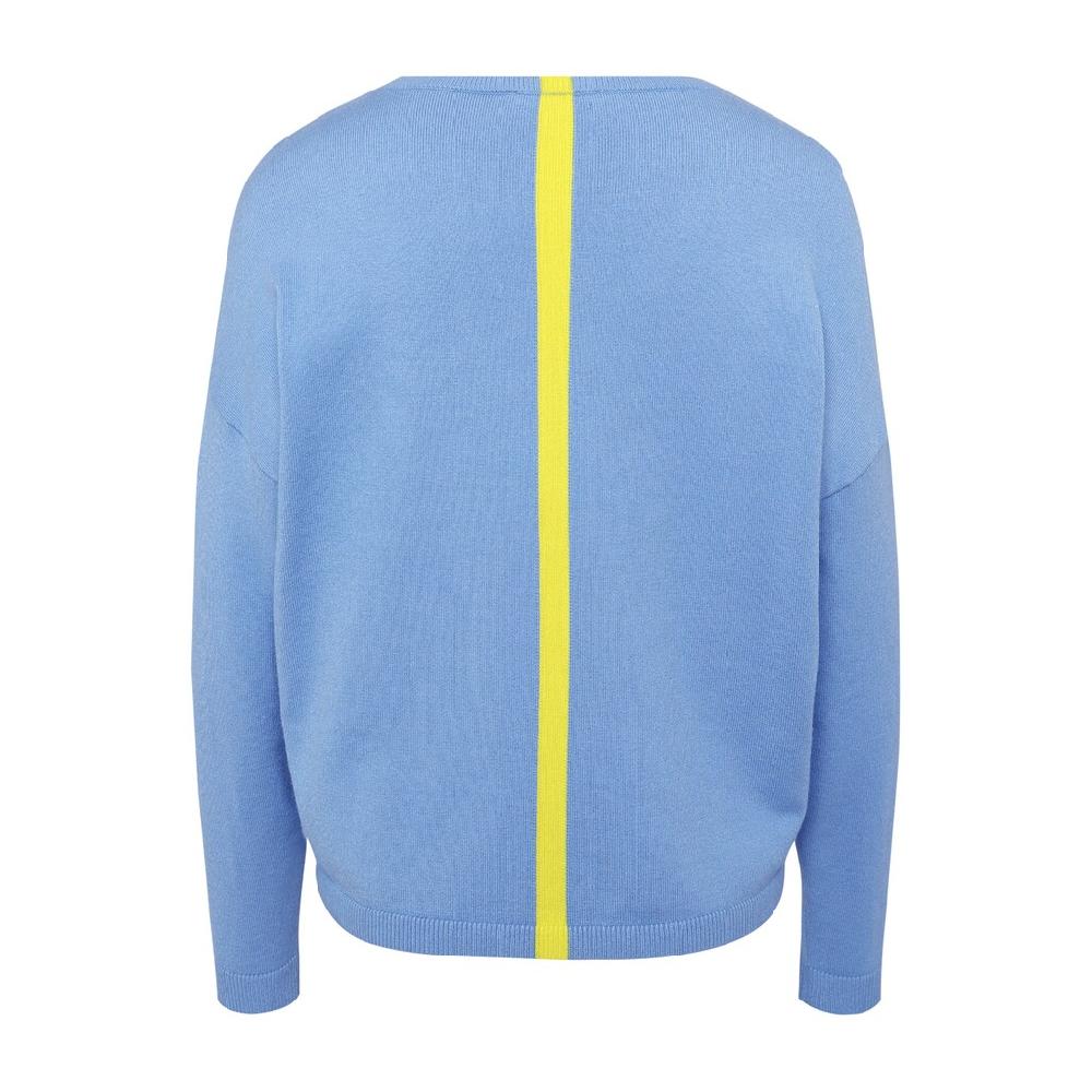 Cartoon Strickpullover »Cartoon Strickpullover Mit Rundhalsausschnitt« (1 Tlg.) Color Blocking