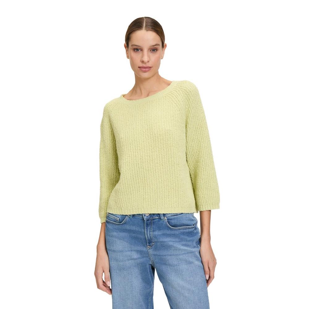 Cartoon Strickpullover »Cartoon Strickpullover mit Rundhalsausschnitt« (1 tlg.) Struktur