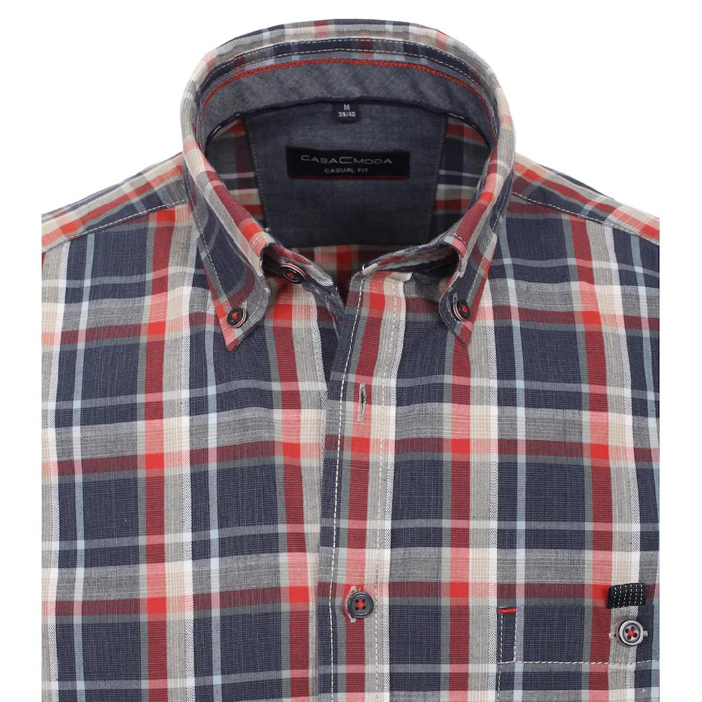 CASAMODA Kurzarmhemd »CASAMODA Freizeithemd Kurzarm Kariert Casual Fit« ▷ Bestellen
