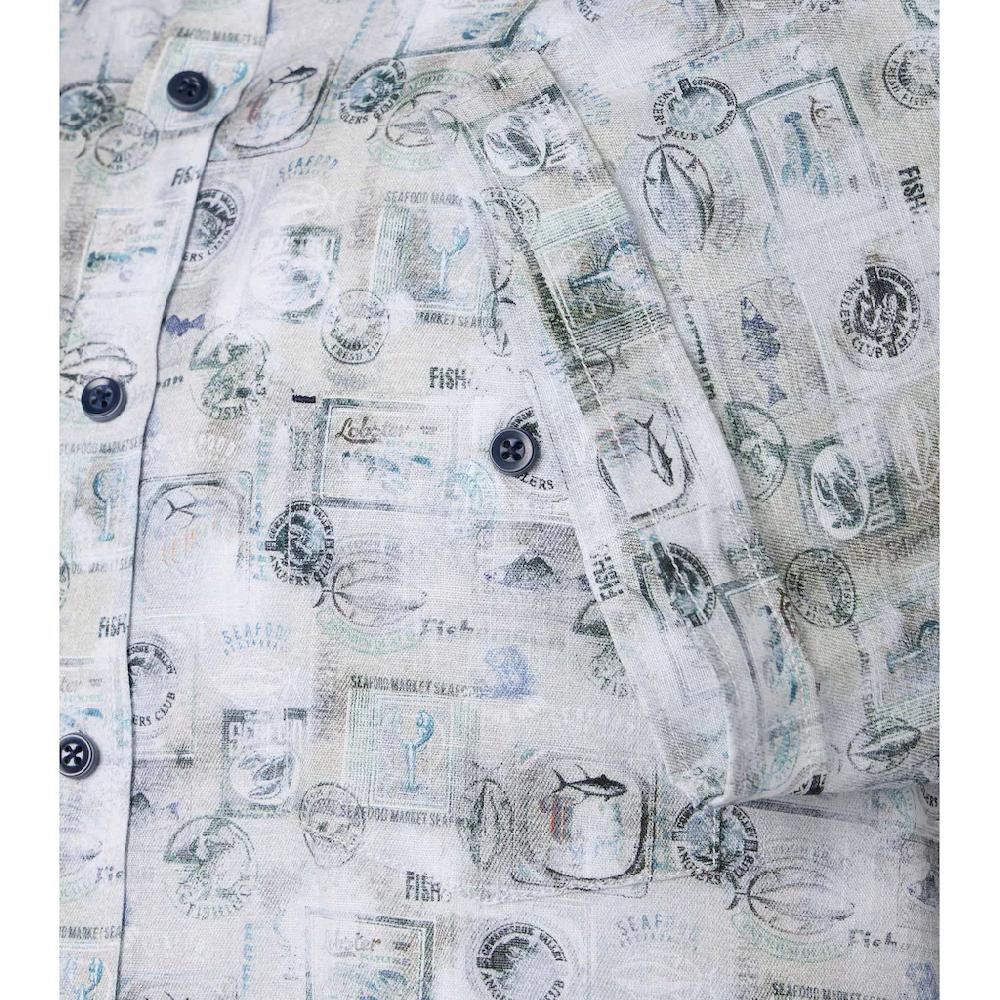 CASAMODA Kurzarmhemd »CASAMODA Freizeithemd Kurzarm Print«