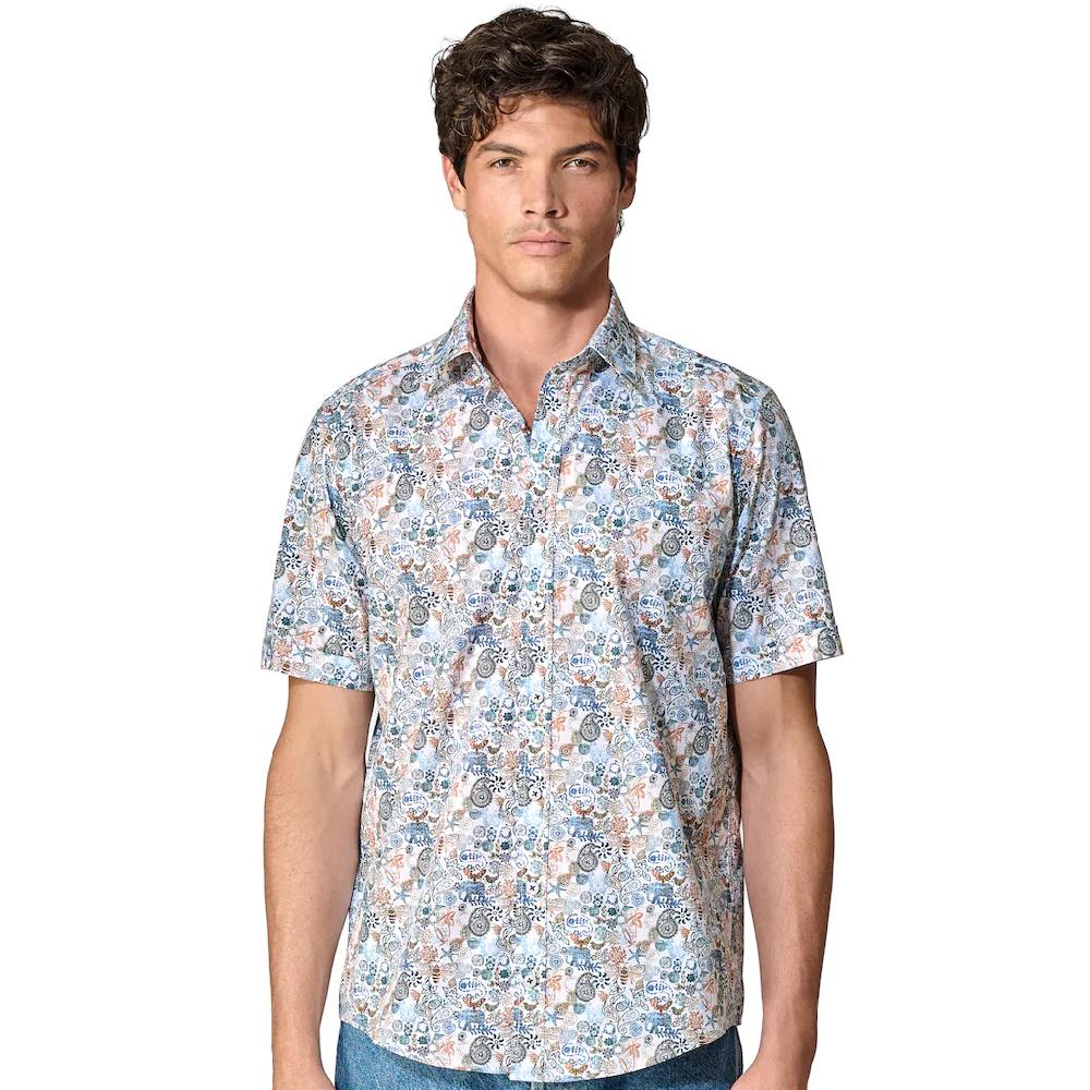 CASAMODA Kurzarmhemd »CASAMODA Freizeithemd Kurzarm Print« ▷ kaufen