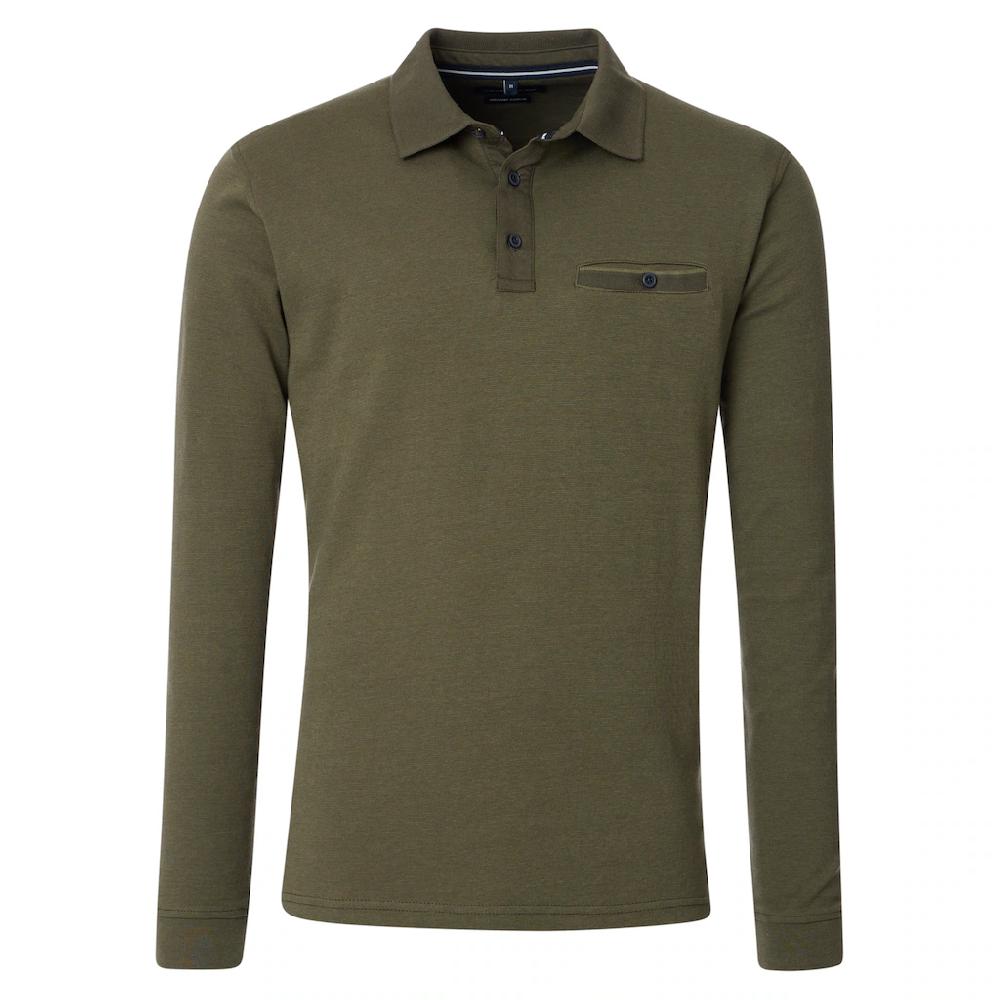 CASAMODA Langarm-Poloshirt »CASAMODA Polo-Shirt Langarm gestreift« ▷ bestellen