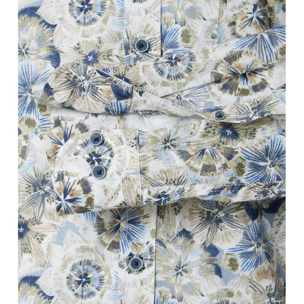 CASAMODA Leinenhemd »CASAMODA Leinenhemd Print«
