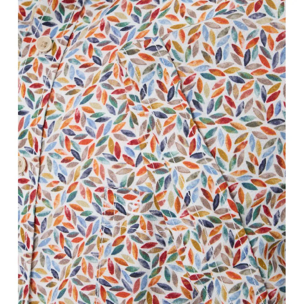 CASAMODA Leinenhemd »CASAMODA Leinenhemd Print«
