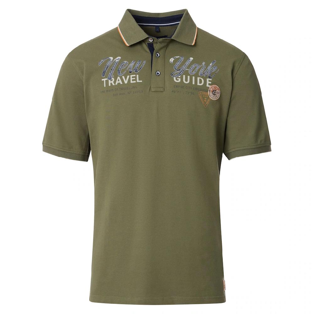 CASAMODA Poloshirt »CASAMODA Polo-Shirt Uni«