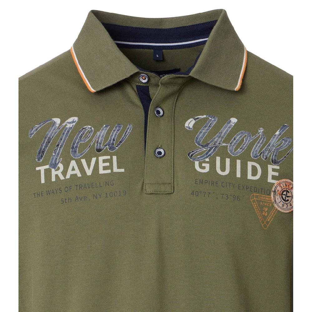CASAMODA Poloshirt »CASAMODA Polo-Shirt Uni«