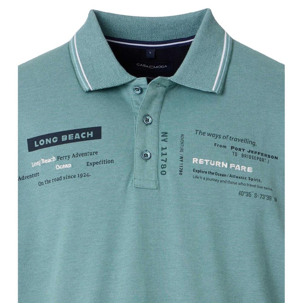 CASAMODA Poloshirt »CASAMODA Polo-Shirt Uni«
