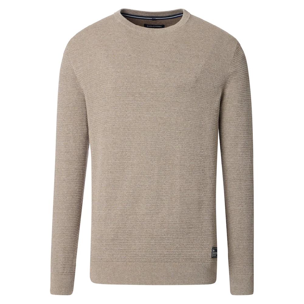 CASAMODA Strickpullover »CASAMODA Pullover uni« ▷ kaufen