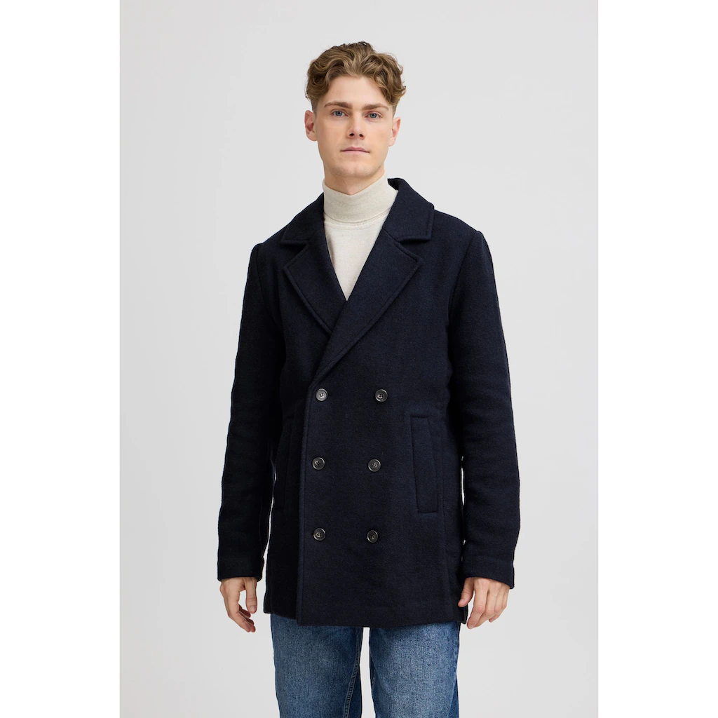 Casual Friday Wollmantel »Wollmantel CFVILMER Wool Mix Peacoat« ▷ Kaufen