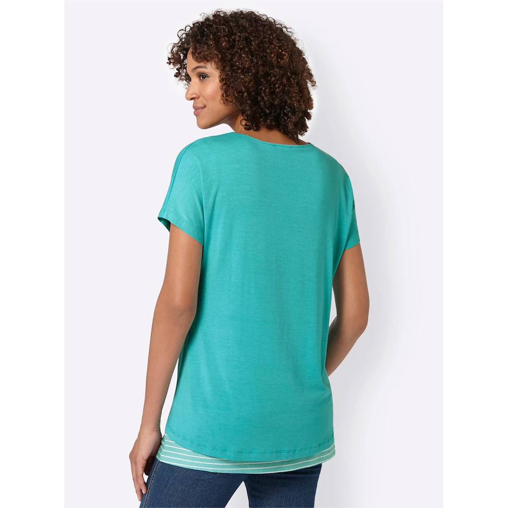Casual Looks 2-in-1-Shirt »Shirt + Top« (1 Tlg.)