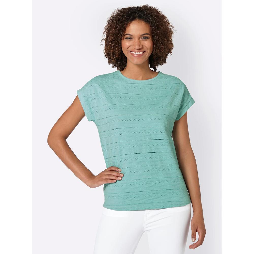 Casual Looks Kurzarmshirt »Shirt« (1 Tlg.)