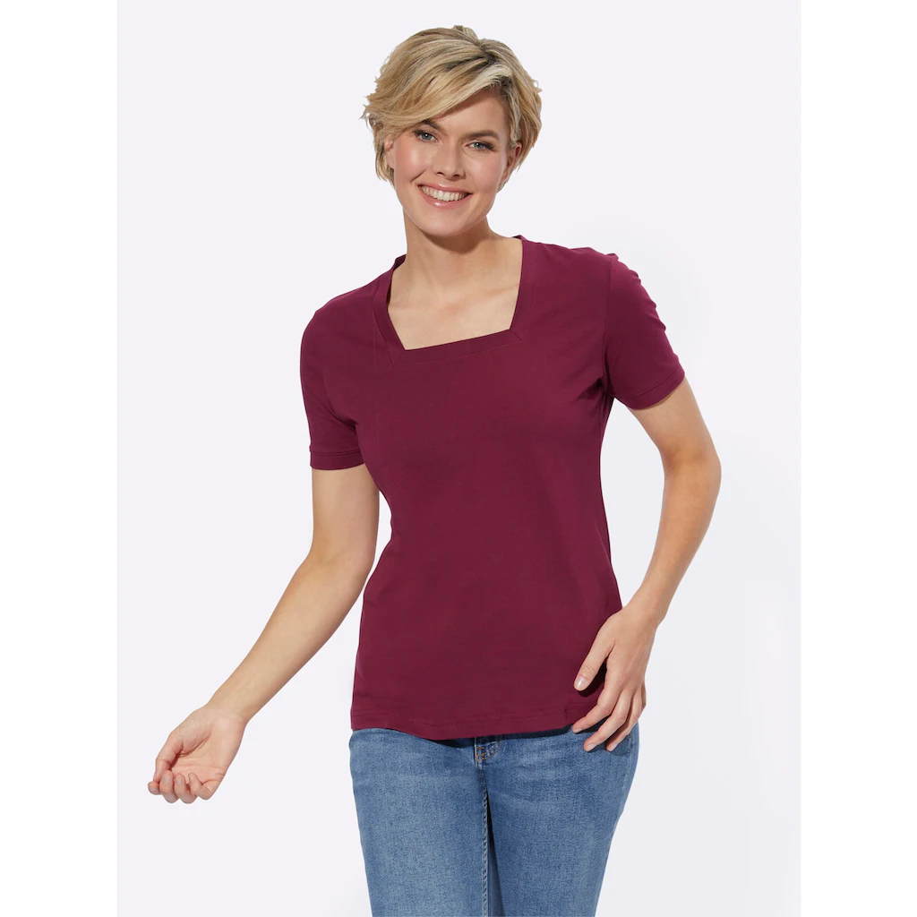 Casual Looks Kurzarmshirt »Shirt« (1 Tlg.)