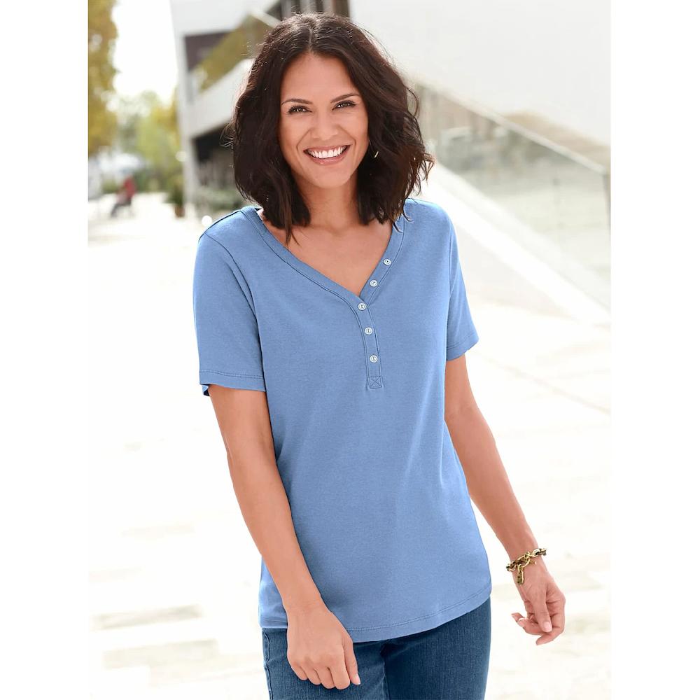 Casual Looks Kurzarmshirt »Shirt« (1 tlg.)