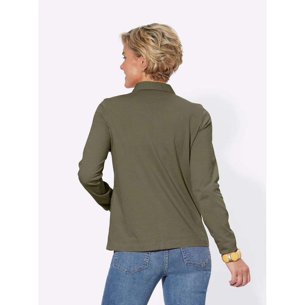 Casual Looks Langarm-Poloshirt »Poloshirt« (1 Tlg.)