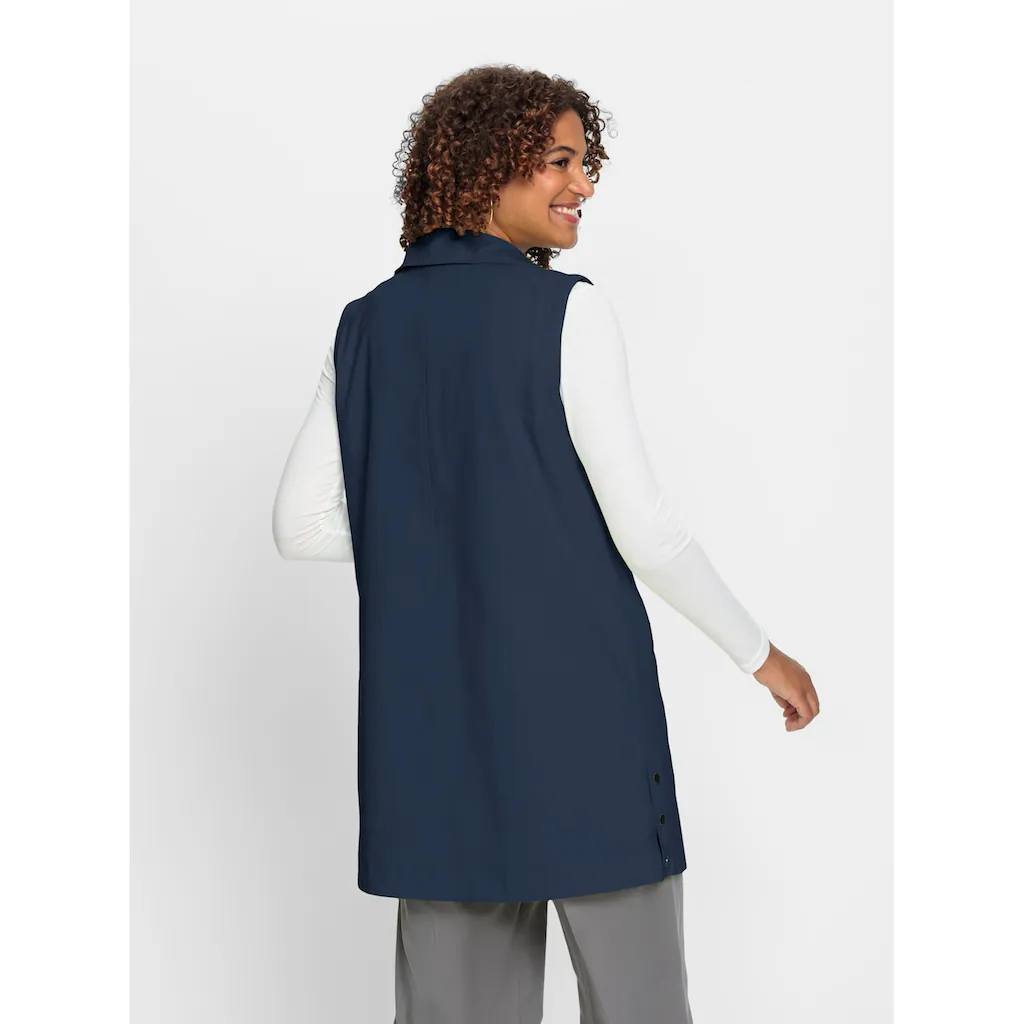 Casual Looks Langjacke Mit Kapuze