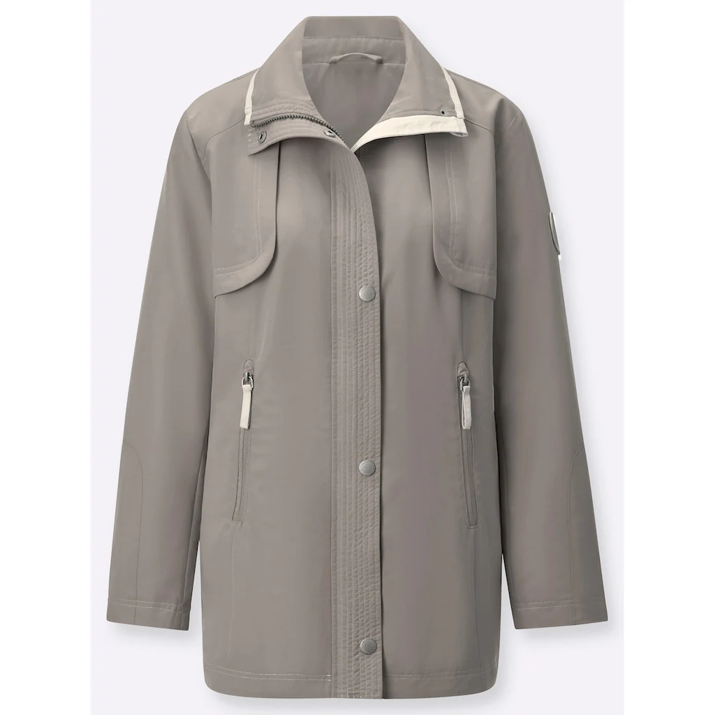 Casual Looks Langjacke Ohne Kapuze