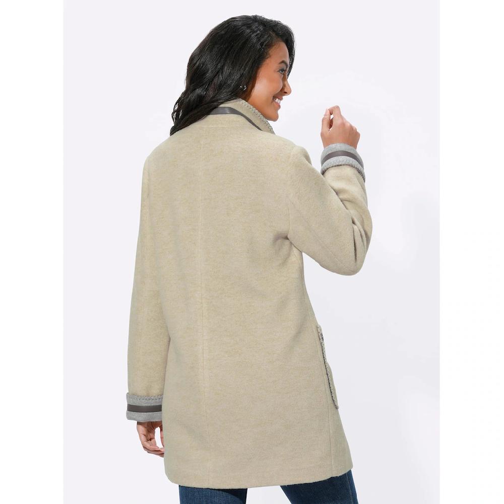 Casual Looks Langjacke Ohne Kapuze