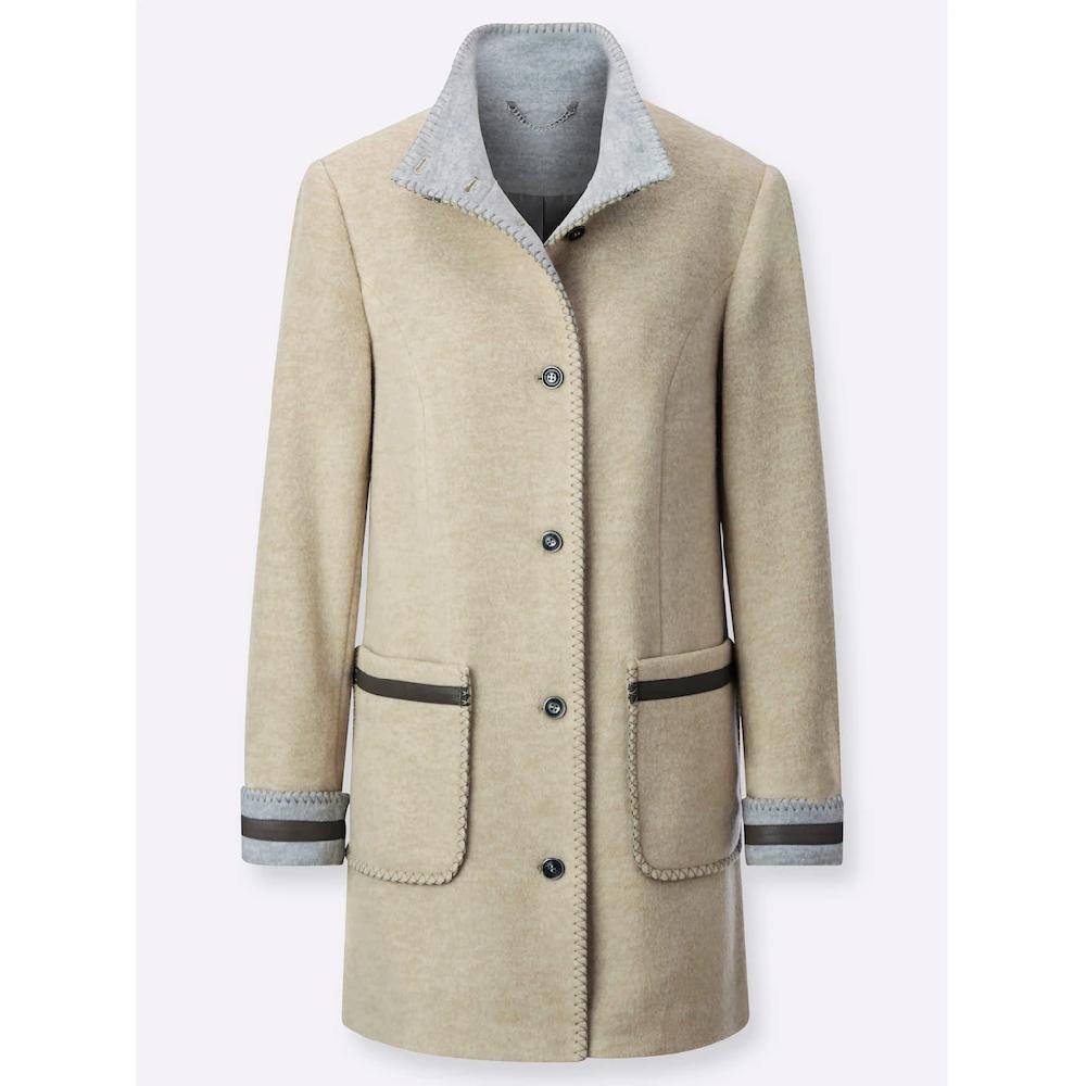 Casual Looks Langjacke Ohne Kapuze