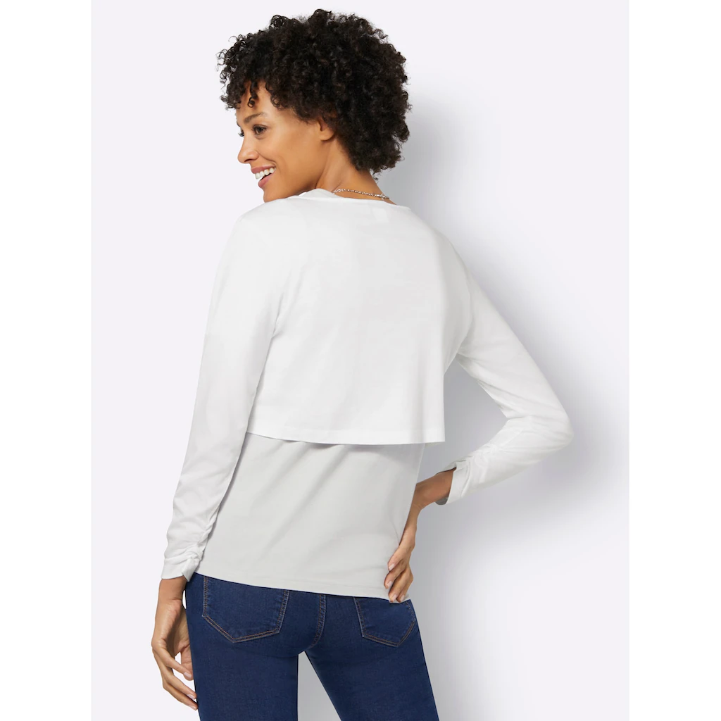 Casual Looks Shirtjacke »Shirtbolero« (1 Tlg.)