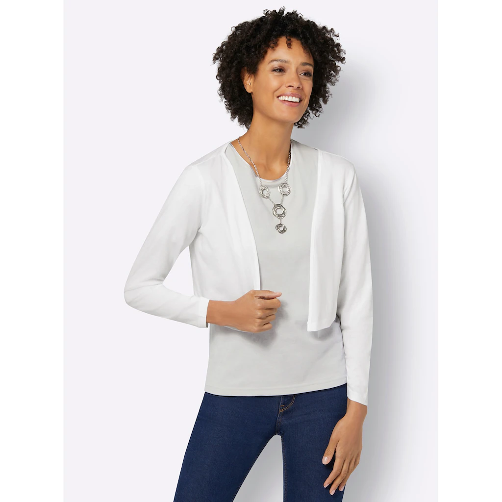 Casual Looks Shirtjacke »Shirtbolero« (1 tlg.)