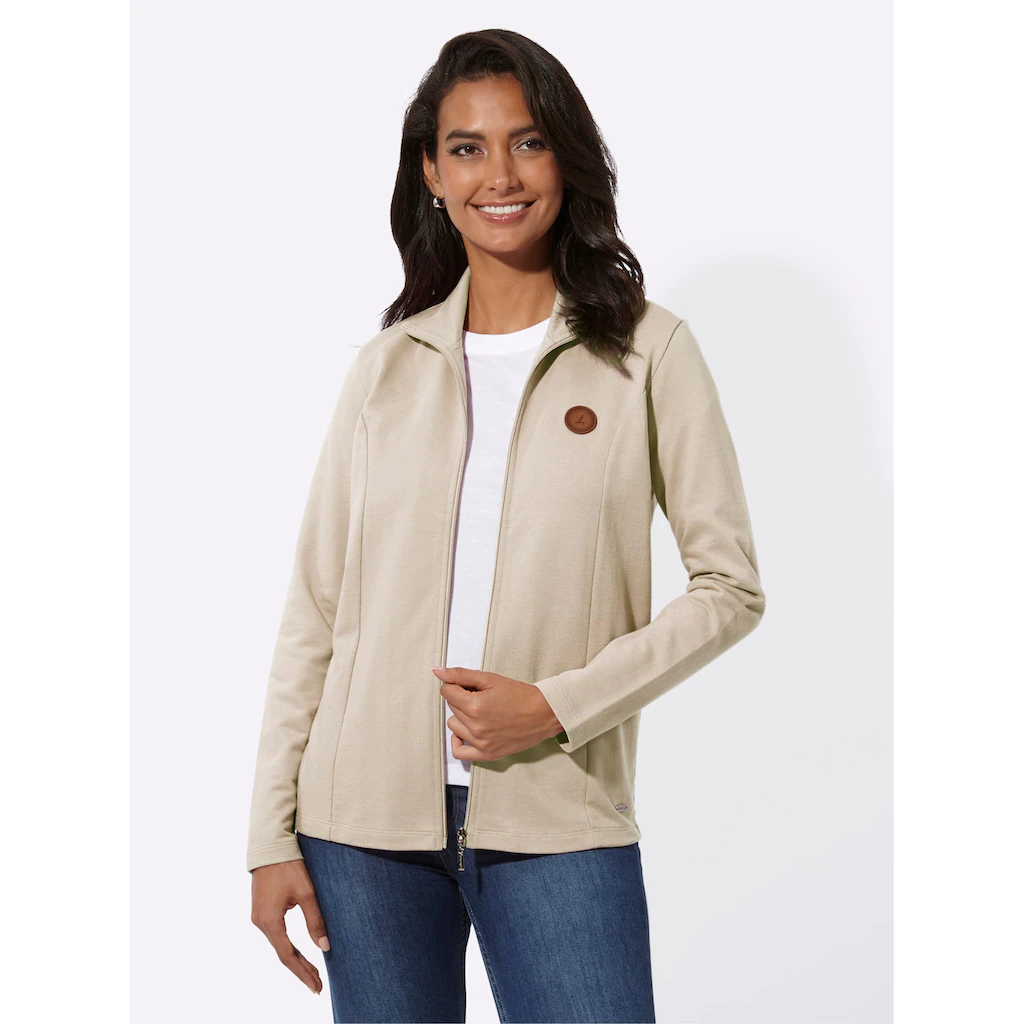 Casual Looks Shirtjacke »Sweatjacke« (1 tlg.)