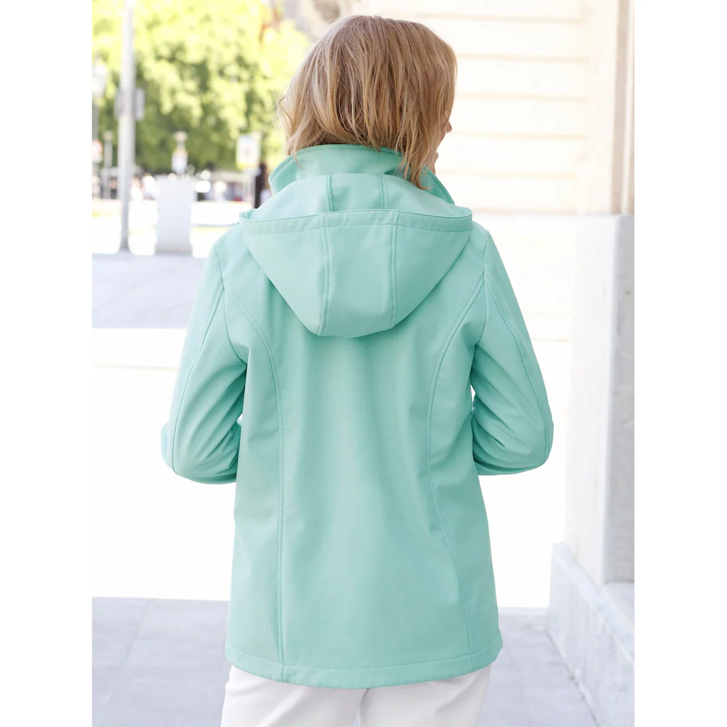 Casual Looks Softshelljacke Mit Kapuze