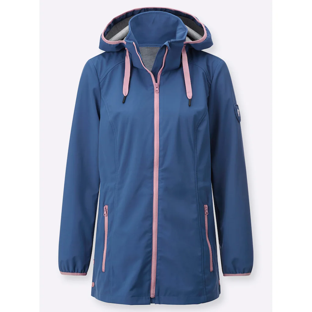 Casual Looks Softshelljacke Mit Kapuze