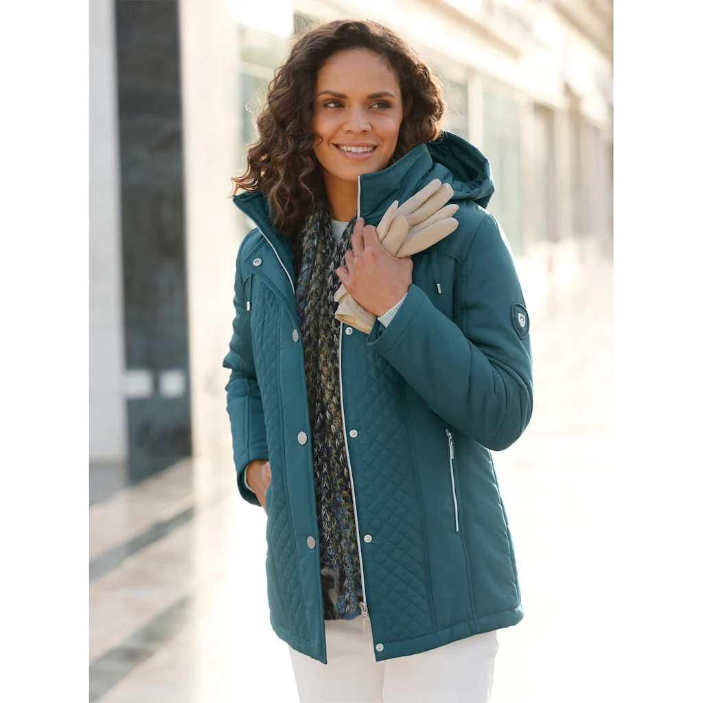 Casual Looks Steppjacke mit Kapuze