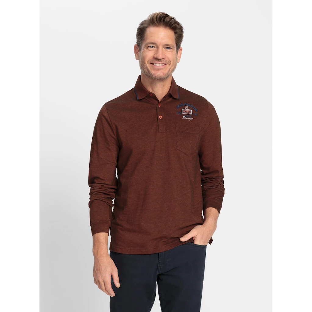 Catamaran Langarmshirt »Langarm-Poloshirt« (1 Tlg.)